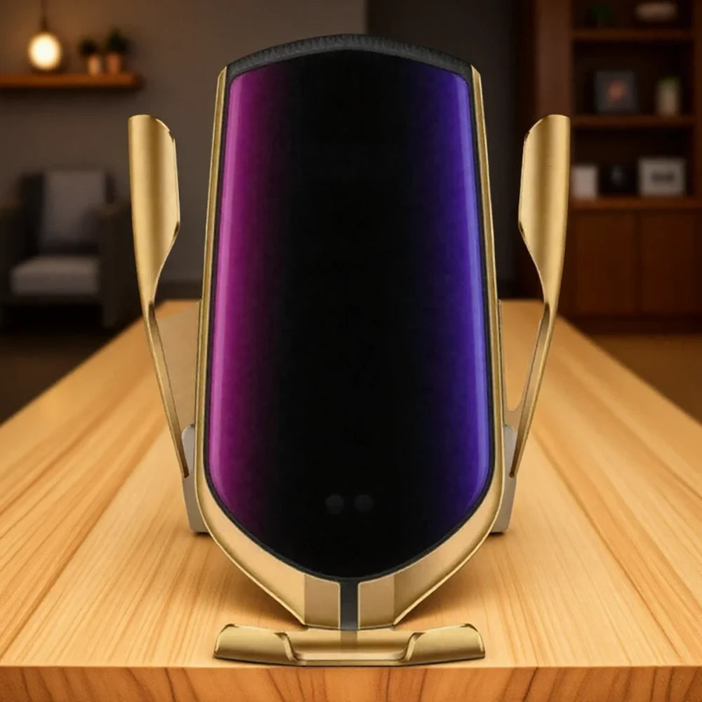 Soporte Inalámbrico Inteligente Qi para Auto